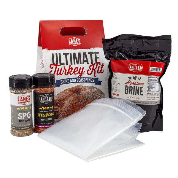 Lane's BBQ Ultimate Turkey Kit Brine and Seasonings